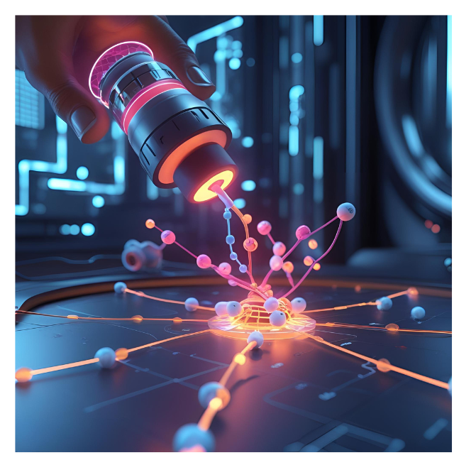 illustration of GPCR Illustration of repairing GCPR (image courtesy : generated by AI)