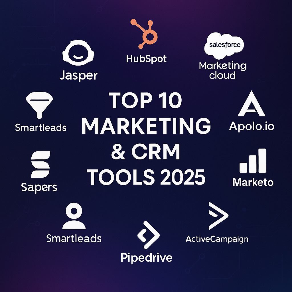 Top 10 Marketing & CRM Campaigning Tools in 2025 – Key Features 1 ChatGPT Image Aug 31, 2025, 06_12_11 PM