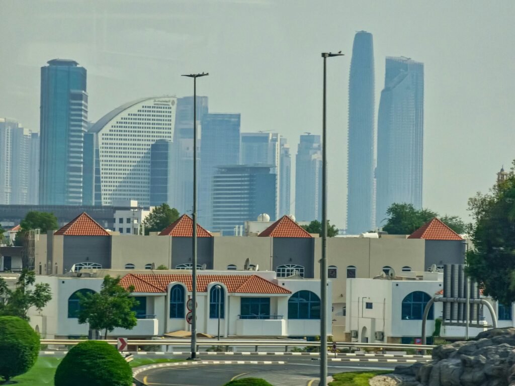 Abu Dhabi Global Market and skyline highlighting the emirate’s ambition to become a global financial hub.