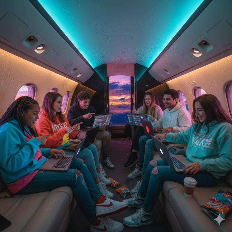 ai-generated-youth-working-while-travel