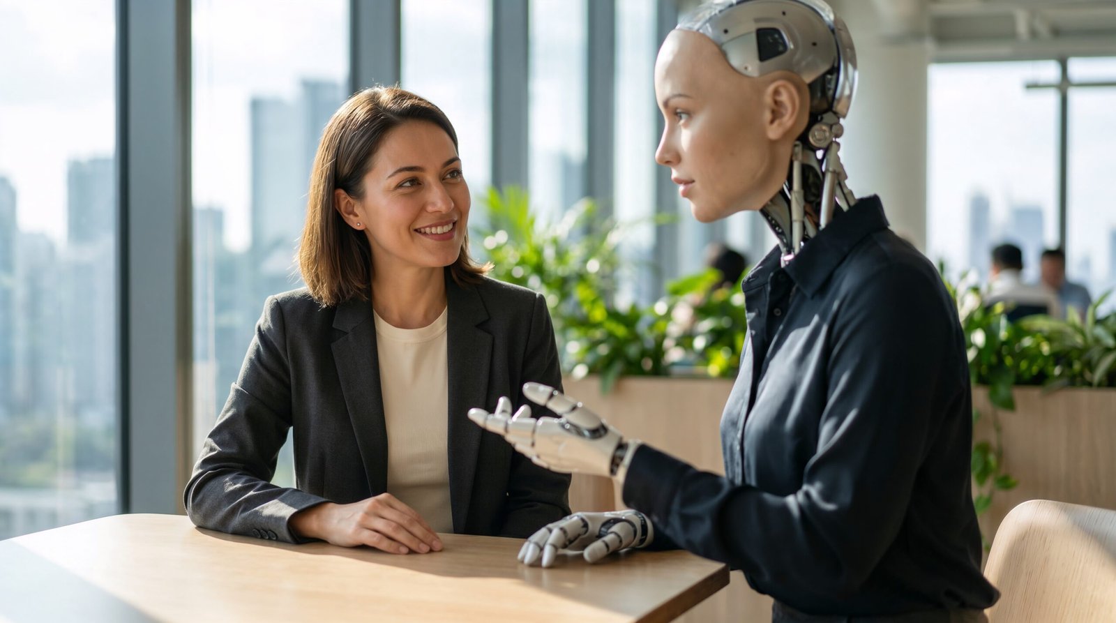 Autonomous AI agent managing tasks across multiple digital platforms