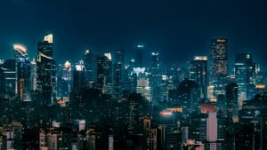 AI, crypto, and autonomous systems represented as digital infrastructure supporting the global economy