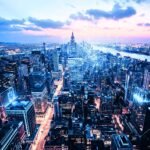 AI, crypto, and autonomous systems represented as digital infrastructure supporting the global economy