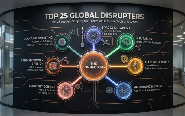 The 2026 disrupters: 25 visionary leaders transforming how the world does business.