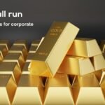 Gold bars symbolising the gold bull run and its impact on corporate treasury strategy