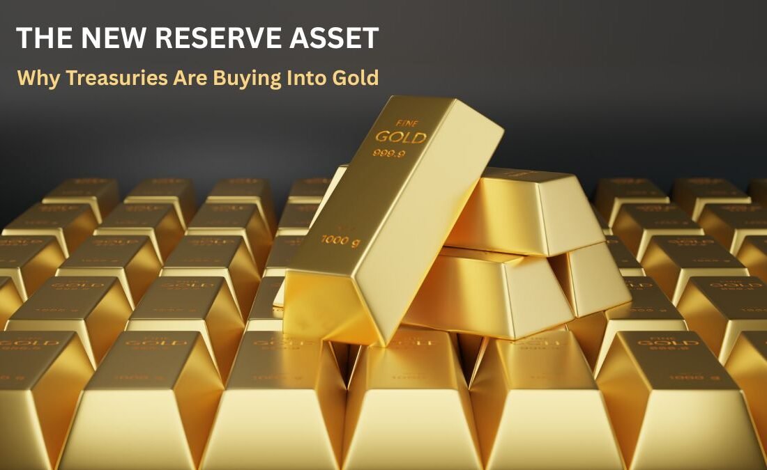 Gold bars symbolising the gold bull run and its impact on corporate treasury strategy
