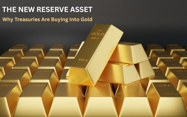 Gold bars symbolising the gold bull run and its impact on corporate treasury strategy
