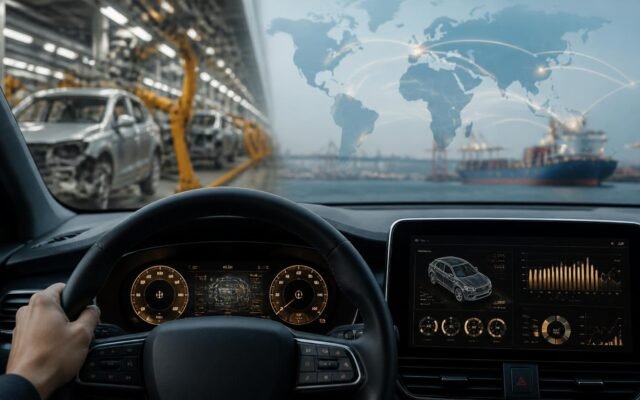 Software-defined vehicles dashboard reflecting the automotive industry realignment
