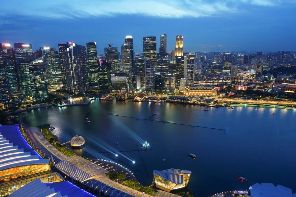 Singapore financial district representing the next billionaires and global wealth markets in 2026